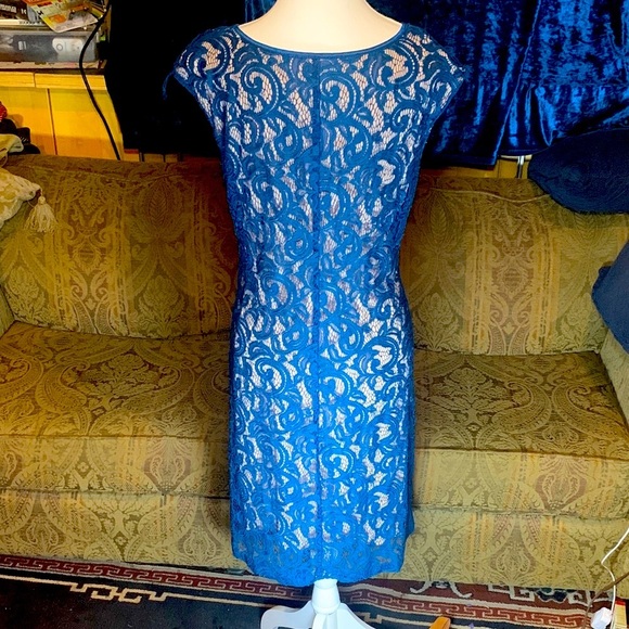 Lace Dress Work wear Career Office Corporate Business Formal Guest size 10 - Picture 8 of 9